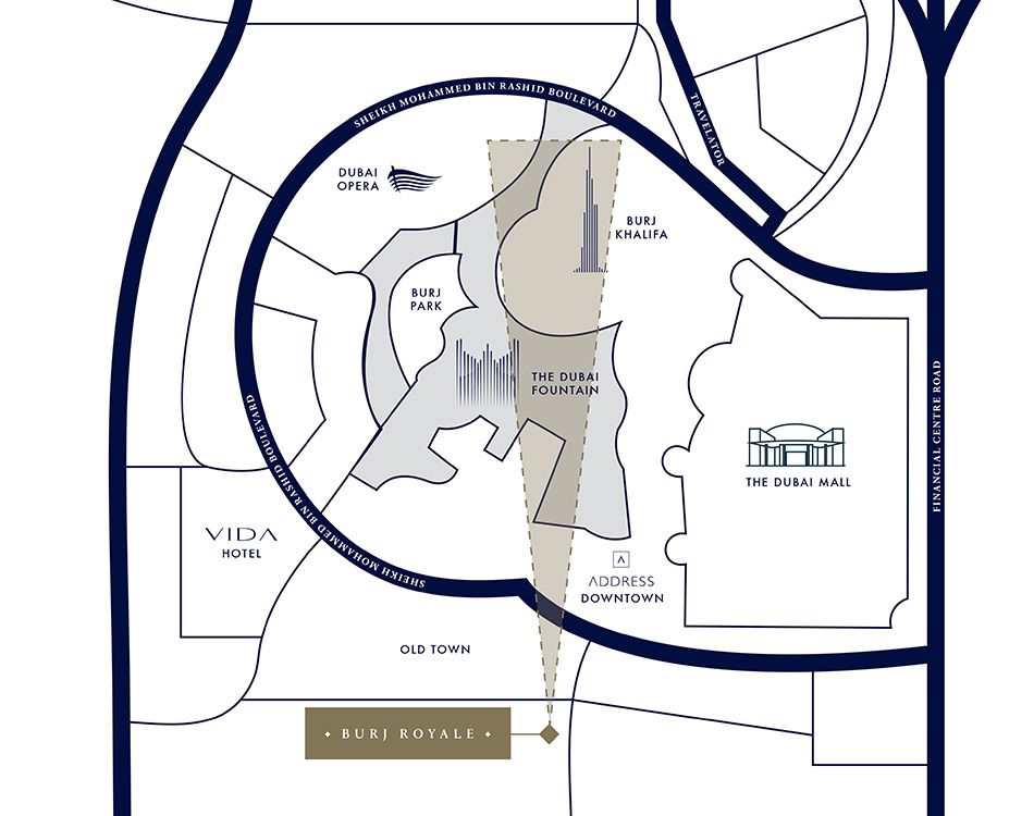 Burj Royal by Emaar Master Plan